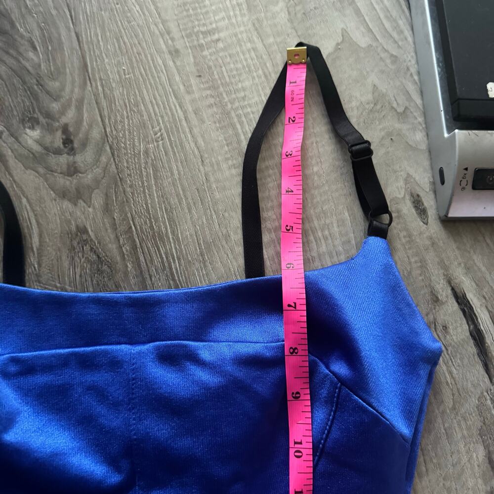 Mark Wong Nark Avant Garde Royal Stretch Satin Y2… - image 3